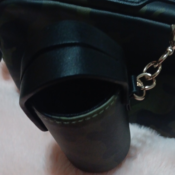 White House Black Market Camouflage and Black Bag - Picture 3 of 6